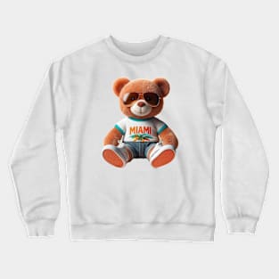 Miami Teddy Bear Crewneck Sweatshirt